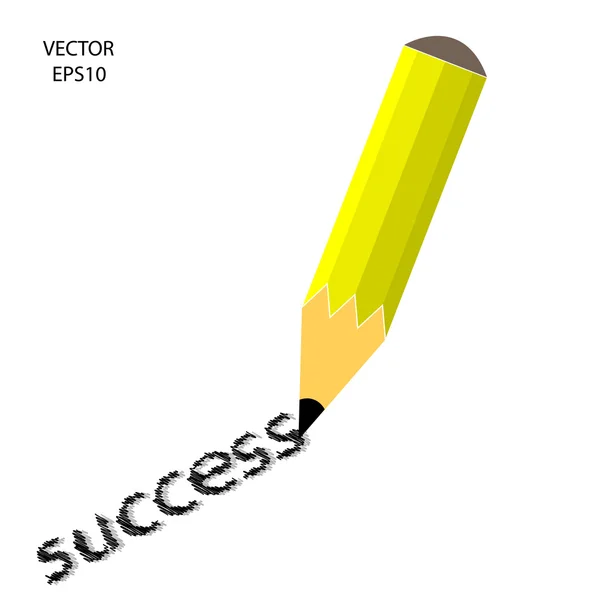 Ritning & skissa av färgen blyerts, kreativa penna banner — Stock vektor