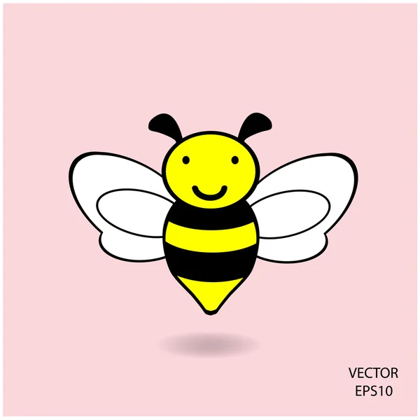 Ícone de abelha — Vetor de Stock