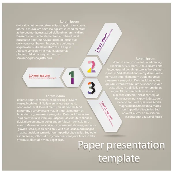 Modèle d'options de numéro — Image vectorielle