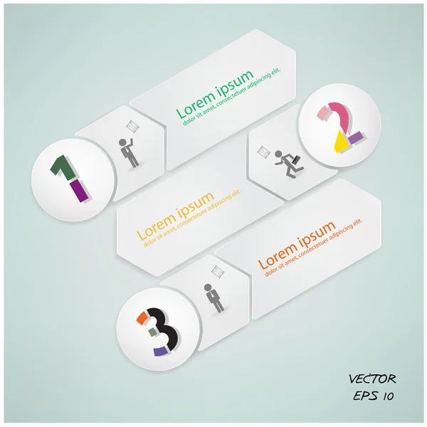 Modelo de infográfico estilo mínimo — Vetor de Stock