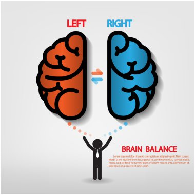 yaratıcı beyin sembolü, yaratıcılık işareti, iş sembolü, bilgi