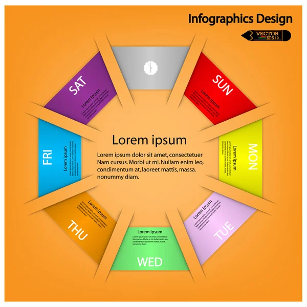 Presentation template — Stock Vector