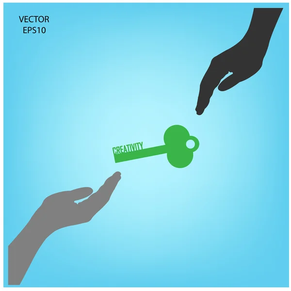 Success key ,business idea — Stock Vector