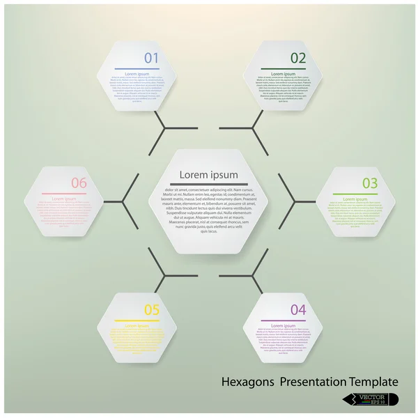 Design Modello infografico in stile minimale — Vettoriale Stock