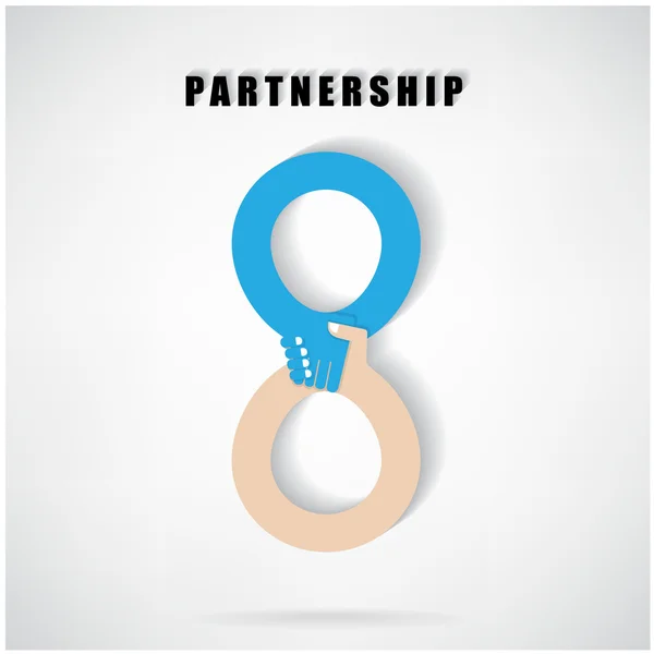 Концепция партнерства — стоковый вектор