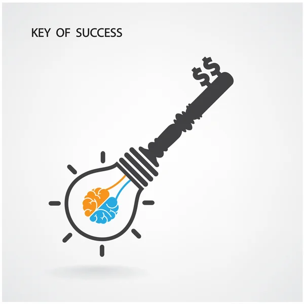 Key of success,business ideas — Stock Vector