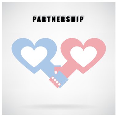 el sıkışma soyut işareti vektör tasarım şablonu