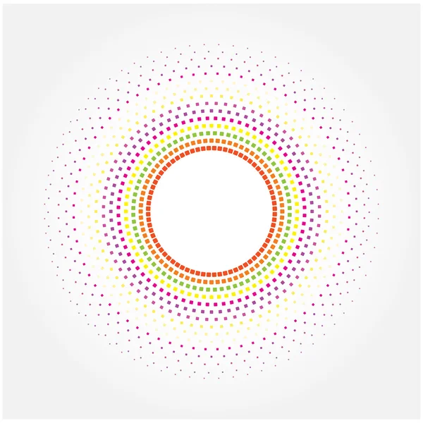 Abstrakt halvton bakgrund, halvton cirkel formen. — Stock vektor
