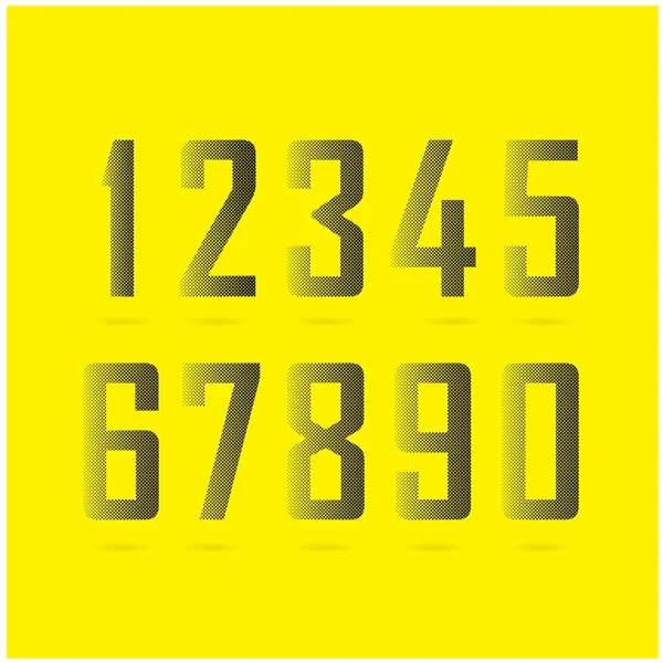 Αριθμός στυλ γραμματοσειράς αλφάβητο μεσοτονικό. — Διανυσματικό Αρχείο