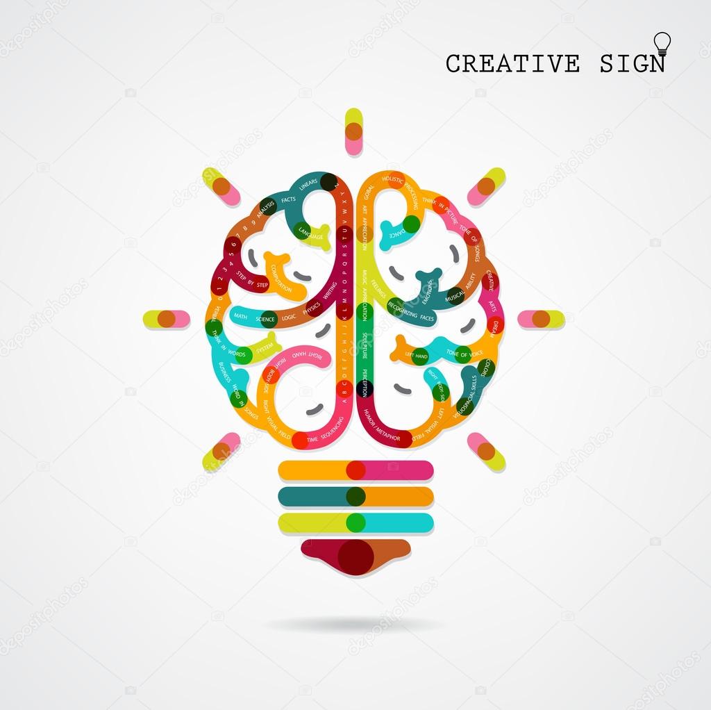 Creative infographics left and right brain function ideas on bac