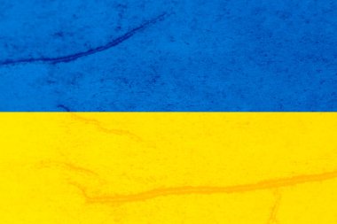 Grunge etkisi olan Ukrayna bayrağı