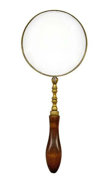 Old magnifying glass — Stock Photo, Image