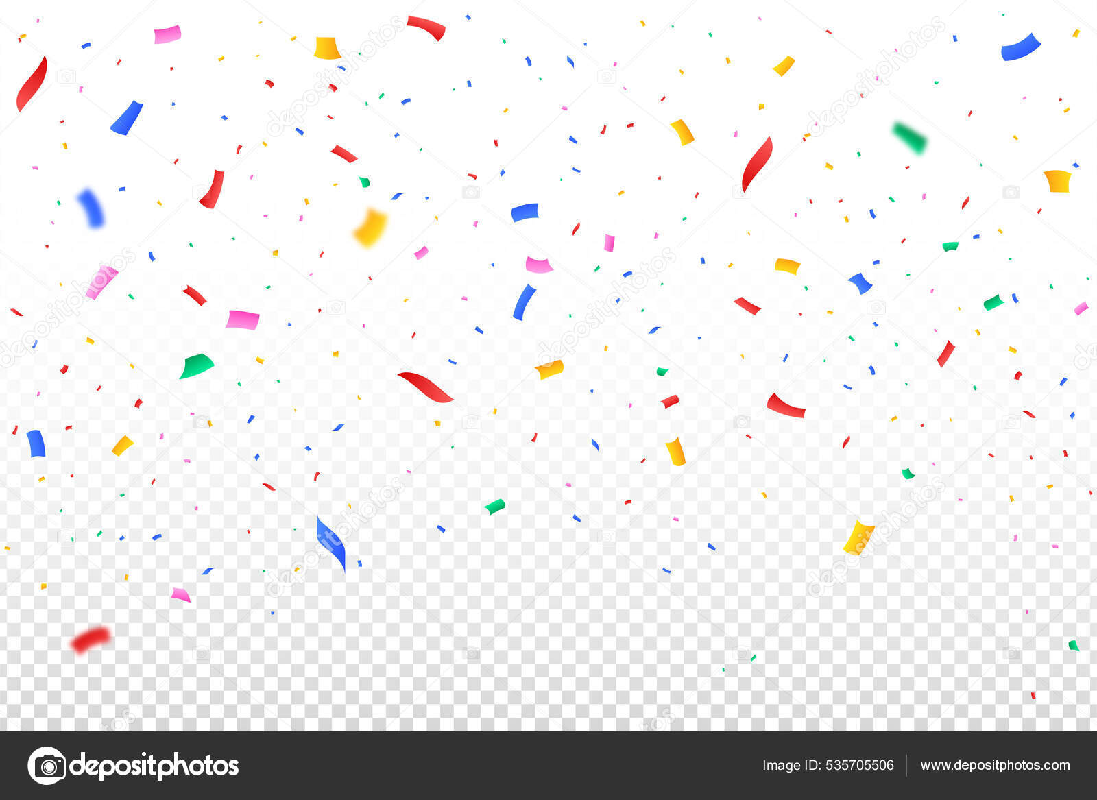 Färgglada Party Tinsel Och Konfetti Faller Confetti Vektor För Festival —  stockvektor av ©iftikharalam 535705506, image size:1600x1167