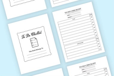 KDP iç dizüstü bilgisayarı yapmak için. Kontrol listesi kayıt defteri yapmak için. KDP dahili kayıt defteri. Görev listesi iç şablonu. Kontrol listesi günlüğü iç tasarımı yapmak için. Çalışma listesi dizüstü şablonu.