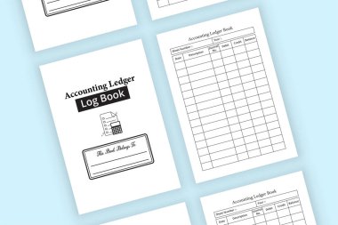 KDP muhasebe defteri defteri. İşletme finans takip defteri. Denge sayfası izleyici kayıt defteri. Muhasebe defteri KDP 'nin içi. Günlük Denge Günlüğü şablonu. KDP iç kayıt defteri.