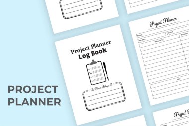 Proje planlayıcı KDP iç dizüstü bilgisayarı. Görev planlayıcısı kayıt defteri. Çalışma planlama listesi. Çalışma listesi KDP içerisi. İş yönetimi kayıt defteri. Proje planlayıcı günlük ve görev izleyici.