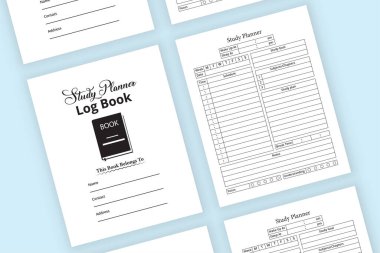 KDP iç çalışma planlayıcısı dizüstü bilgisayar şablonu. Öğrencilerin günlük rutin planlama ve görev takip defteri. KDP iç dizüstü bilgisayarı. Günlük çalışma planlama günlüğü şablonu. Öğrencinin ders takipçisi..