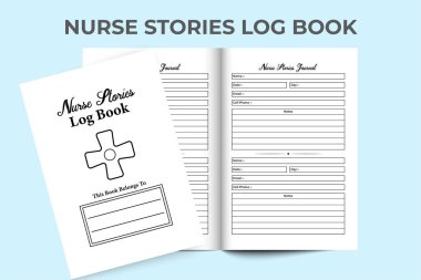 Hemşire günlük hikayeleri KDP dahili seyir defteri. Hemşire tıbbi bilgileri ve kayıt defteri şablonu. KDP dahili dergisi. Günlük hemşire bilgi kaydedicisi ve hikaye günlüğü içsel.