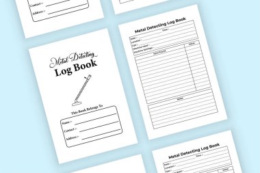 Metal algılama KDP dahili kayıt defteri. Metal dedektörü ve bilgi takip şablonu. KDP dahili kayıt defteri. Konum ve iş deneyimi denetleyicisi içerisi kazılıyor.