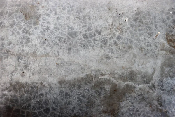 Cracked Concrete Texture Vintage Gray Color Floor Close Shot Broken — Stockfoto