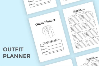 Kıyafet tasarımcısı KDP dahili dergisi. Günlük moda tasarımcısı not defteri ve kıyafet takip şablonu. KDP dahili kayıt defteri. Düzenli kıyafet bilgi izleyici ve kostüm tasarım denetleyici iç.