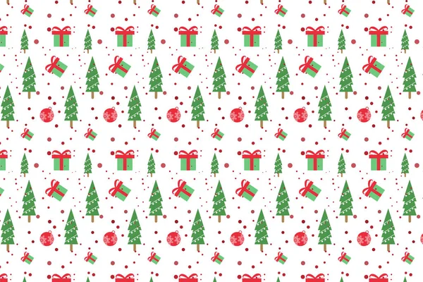 Seamless Christmas Pattern Design Book Covers Wrapping Papers Christmas Minimal — ストックベクタ