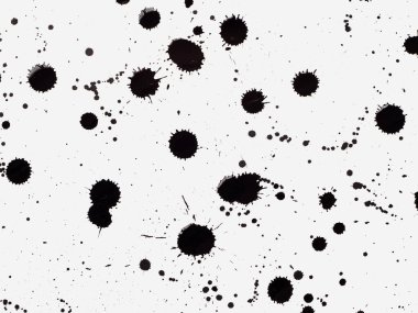 Soyut ifade renkli sıçrama arkaplanı. parlak suluboya arkaplan çizimi. Damlatma tekniği. siyah renk