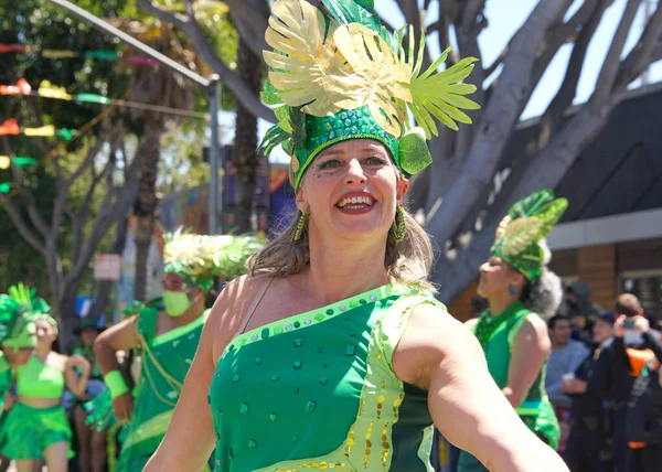 São Francisco Maio 2022 Participantes Não Identificados 44Th Anual Carnaval — Fotografia de Stock