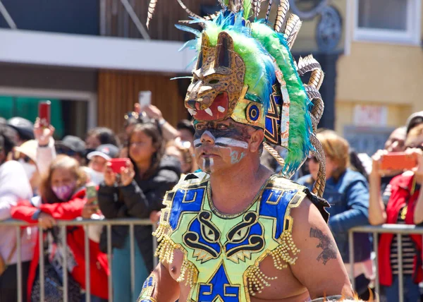 San Francisco Mayıs 2022 Mission District Teki Geleneksel Karnaval Büyük — Stok fotoğraf