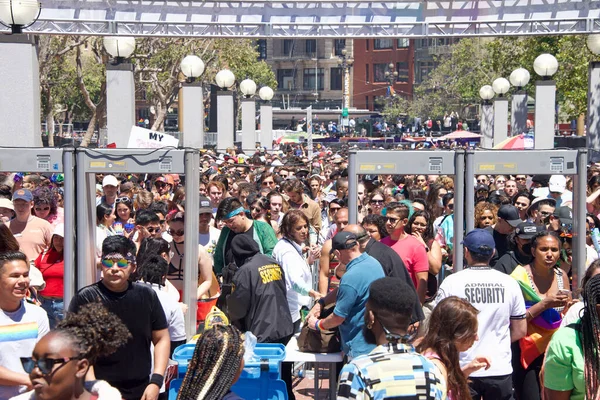 San Francisco Junio 2022 Participantes Identificados Para Festival Del Orgullo — Foto de Stock