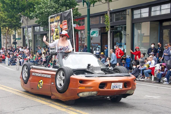 Alameda Juli 2022 Deltagare Alameda Juli Parade Största Och Längsta — Stockfoto