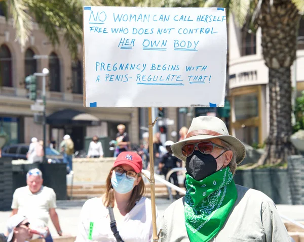 San Francisco July 2022 Unidentified Participants Abortion Rights Protest Rally — Stockfoto