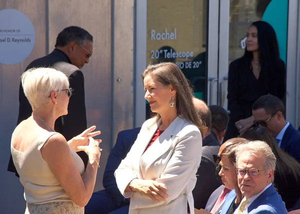 Oakland August 2022 Oakland Mayor Libby Schaaf Speaking Chabot Space — Stockfoto