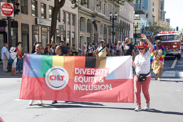 Oakland Sept 2022 Unidentified Participants Celebrate Oakland Gay Pride Parade — Fotografia de Stock