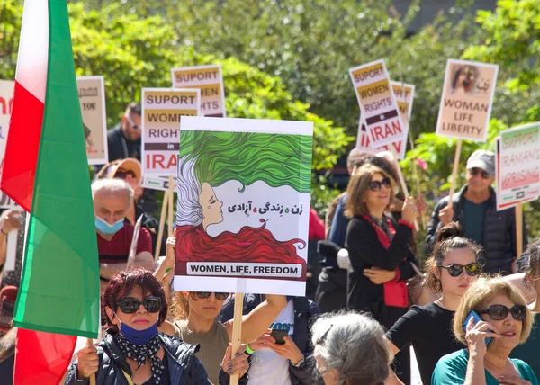 San Francisco Oct 2022 Учасники Підйомі Абортівської Затоки Організували Жіночий — стокове фото