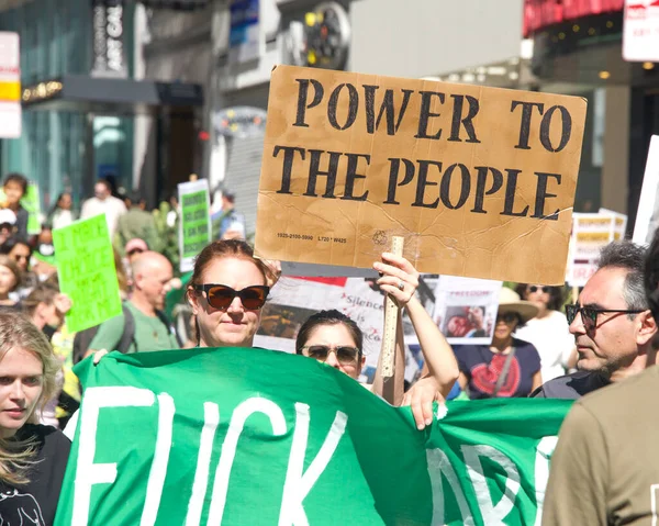 San Francisco Okt 2022 Deelnemers Aan Rise Abortion Bayarea Georganiseerd — Stockfoto