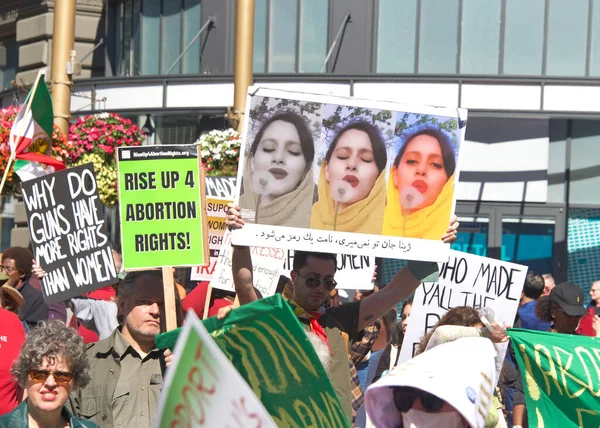 San Francisco Oct 2022 Учасники Rise Abortion Bayarea Організували Марш — стокове фото