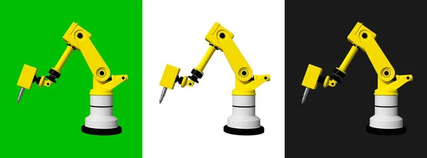 Robotic Arm Illustration Image Isolated Background — Stock Fotó