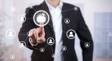 İş düğmesi kredi kartı ve cüzdan para ikonu web simgesi, model kredisi ve web kartı simgesi, beyaz arkaplanda insanlar simgesi, İşe Alma, İşe Alma ile Teknoloji İşletmeleri 