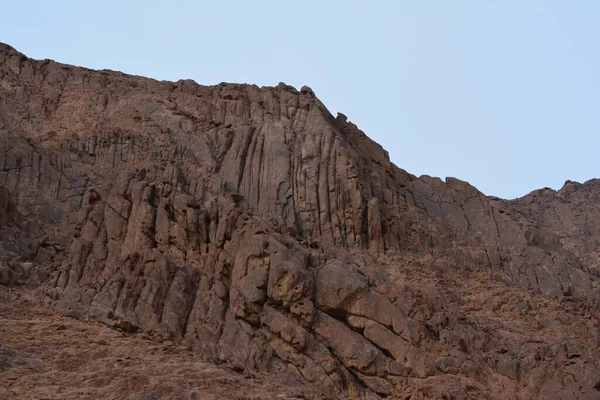 Mısır. Sabahın köründe Sina Dağı 'ndan görüş.. — Stok fotoğraf