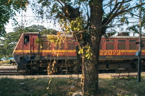 2019 Станція Малого Прапора Нагарі Південно Центральній Залізниці Від Віджаявади — стокове фото