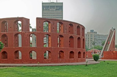 Tarihi, astronomik gözlemevi inşaatı Yeni Delhi, Hindistan, Asya 'da Jantar Mantar