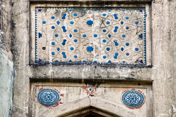 Jun 2004 Blue Stone Inlay Work 1547 사이에 Humayuns Tomb — 스톡 사진