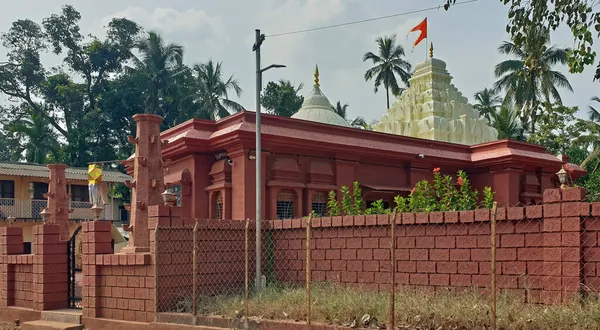 2021 Röd Jambha Chira Sten Shree Suvarna Ganesh Temple Diveagar — Stockfoto