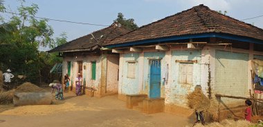 11 14 2021 A Twin Farmer's House At Ghartan Village Near Shahpur District; Thane Maharashtra India