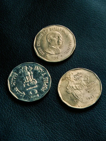 2020 Old 2Rs Minnesmynt 1996 Sardar Vallabhbhai Patel Och Coin — Stockfoto