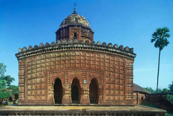 Vintage Teracota Madanmohan Tempel Bishnupur Bankura Distric West Bengalen India — Stockfoto