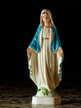 01 29 2022 Bakire Meryem Anıtı Katolik Din Stüdyosu 'ndaki Meryem Ana, Kalyan Maharashtra Hindistan' ı vurdu.