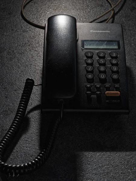 2022 Landline Phone Caller Telephone Supplied Bsnl Studio Shot Kalyan — стокове фото