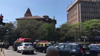 02 17 2022 Flora Fountain Cercal Now Hutatma Chowk Fort Mumbai Maharashtra Hindistan.